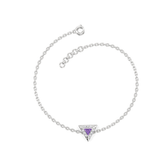 Ultra Violet Glow - Lab Diamond Bracelet