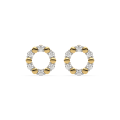 Eternal Orbit - Lab Diamond Stud Earrings