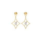 Astra Marquise - Pure Gold Lab Diamond Drop Earrings