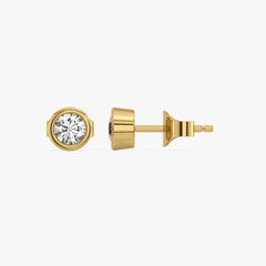 Eternal Shine - Lab Diamond Solitaire Stud Earrings
