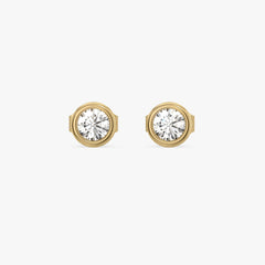 Eternal Shine - Lab Diamond Solitaire Stud Earrings