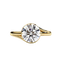 Dew Kissed - Pure Gold Lab Diamond Solitaire Ring