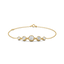 Solitaire Drops - Pure Gold Lab Diamond Bracelet