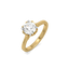 Love Script Solitaire - Pure Gold Lab Diamond Ring