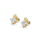 Floret Spark Studs - Pure Gold Lab Diamond Solitaire Earrings