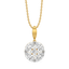 Queen’s Crown - Pure Gold Lab Diamond Pendant