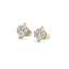 Queen’s Crown Studs - Pure Gold Lab Diamond Earrings