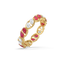 Crimson Arc - Pure Gold Lab Diamond Eternity Ring