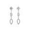Marquise Mist Drops - Pure Gold Lab Diamond Earrings