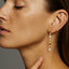 Draped in Marquise Drops - Pure Gold Lab Diamond Earrings