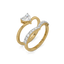 Twinkle Heart - Pure Gold Lab Diamond Stack Ring