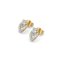 Threaded in Pear - Pure Gold Lab Diamond Solitaire Earrings