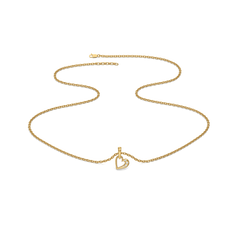 Hearts Unfold - Lab Diamond Pendant Necklace