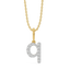Q-utie - Lab Diamond Alphabet Pendant