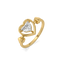 Dangling Hearts - Lab Diamond Ring