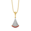 Radiant Ascent - Lab Diamond Ruby Pendant