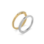 Dual Flow - Lab Diamond Stack Rings