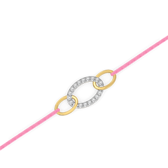 Link & Laugh – Lab Diamond BFF Bracelet