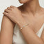 Crystal Pearls - Lab Diamond Bracelet