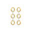 Link Chain - Lab Diamond Drop Earrings