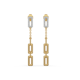 Linkin' It Up - Lab Diamond Drop Earrings