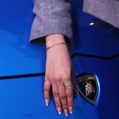 Linkin' It Up - Lab Diamond Chain Bracelet