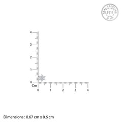 Silver Aurora Kiss Nosepin