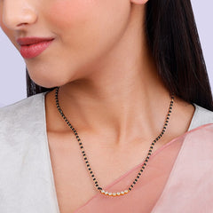Golden Arc of Flowers Mangalsutra