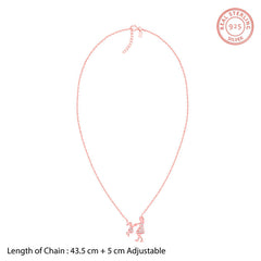 Rose Gold Always Us Necklace