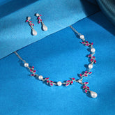 Silver Leia Pearl Set