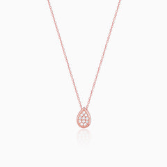 Rose Gold Studded Swayer Necklace