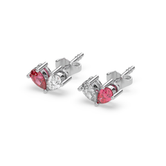 Pear Toi-Moi - Lab Diamond Stud Earrings