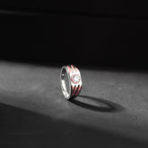 Silver & Rose Gold Timeless Ring For Him