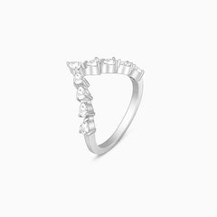 Silver Ritzy Vanki Ring