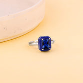 Silver Royal Blue Ring
