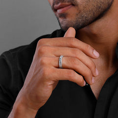Silver Figo Ring For Him