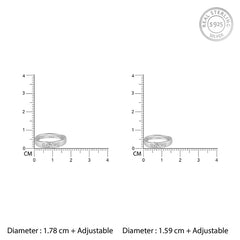 Silver Always Together Couple Bands