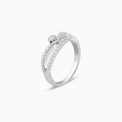 Silver Be My Queen Ring