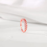 Rose Gold Spark Romance Ring