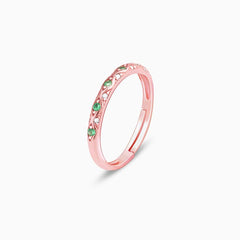 Rose Gold Colour Carnival Ring