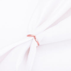 Rose Gold Wishbone Ring