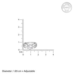 Silver Gallant Band For Him