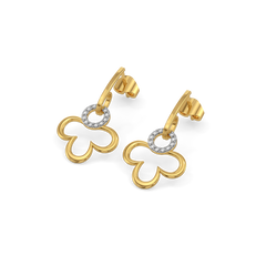 Lucky Bloom Drops - Lab Diamond Earrings