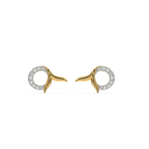 Serene Tail - Lab Diamond Stud Earrings