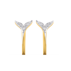 Siren Embrace Huggies - Lab Diamond Earrings