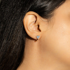 Timeless Loop - Lab Diamond Hoop Earrings