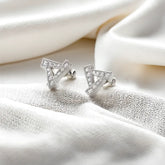 Triad - Lab Diamond Stud Earrings