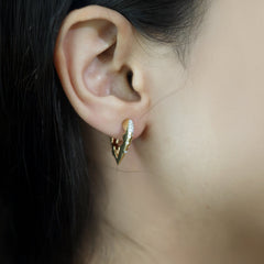 Unbreakable Bond - Lab Diamond Hoop Earrings