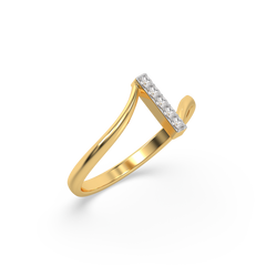 Vivid V - Lab Diamond Fashion Ring