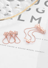 BlossomDrape™ 925 Sterling Silver Earrings